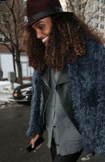 JOURDAN DUNN Out in Tribeca 01/26/2016