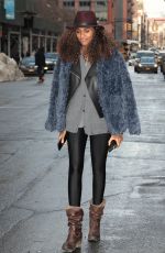 JOURDAN DUNN Out in Tribeca 01/26/2016