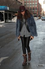 JOURDAN DUNN Out in Tribeca 01/26/2016