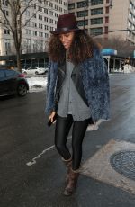 JOURDAN DUNN Out in Tribeca 01/26/2016