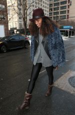 JOURDAN DUNN Out in Tribeca 01/26/2016