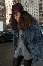JOURDAN DUNN Out in Tribeca 01/26/2016