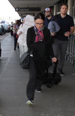 JULIA LOUIS-DREYFUS Arrives at LAX Airport in Los Angeles 01/04/2016