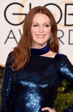 JULIANNE MOORE at 73rd Annual Golden Globe Awards in Beverly Hills 10/01/2016