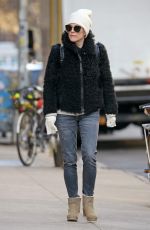 JULIANNE MOORE Out and About in New York 01/08/2016