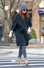 JULIANNE MOORE Out in New York 01/15/2016