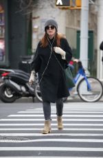 JULIANNE MOORE Out in New York 01/15/2016