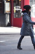 JULIANNE MOORE Out Out Shopping in Soho 01/20/2016