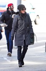 JULIANNE MOORE Out Out Shopping in Soho 01/20/2016
