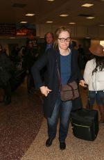 JULIE DELPY Arrives at SLC Airport for Sundance Film Festival 01/21/2016