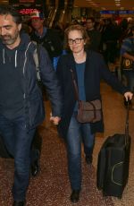 JULIE DELPY Arrives at SLC Airport for Sundance Film Festival 01/21/2016