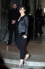 JULIETTE BINOCHE Arrives at Giorgio Armani Prive Haute Couture 2016 Fashion Show in Paris 01/26/2016