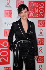 JULIETTE BINOCHE at Sidaction Gala Dinner 2016 in Paris 01/28/2016