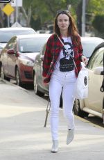 JULIETTE LEWIS Arrives at a Hair Studio in Los Angeles 01/14/2016