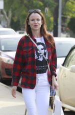 JULIETTE LEWIS Arrives at a Hair Studio in Los Angeles 01/14/2016