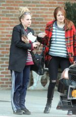 JUNO TEMPLE Out with a Friend in New York 01/18/2016