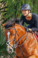 KALEY CUOCO Horseback Riding in Los Angeles 01/19/2016