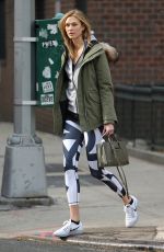 KARLIE KLOSS Heading to a Gym in New York 01/15/2016