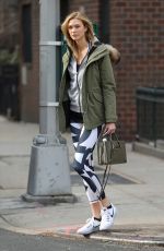 KARLIE KLOSS Heading to a Gym in New York 01/15/2016