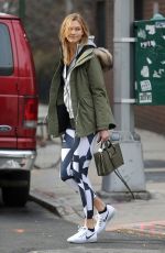 KARLIE KLOSS Heading to a Gym in New York 01/15/2016