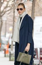 KARLIE KLOSS Out and About in New York 01/13/2016