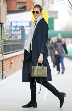 KARLIE KLOSS Out and About in New York 01/13/2016