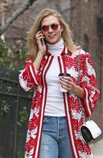 KARLIE KLOSS Out and About in New York 01/22/2016