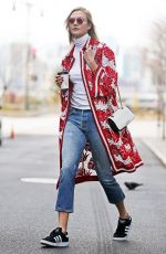 KARLIE KLOSS Out and About in New York 01/22/2016