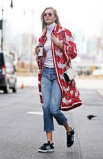 KARLIE KLOSS Out and About in New York 01/22/2016