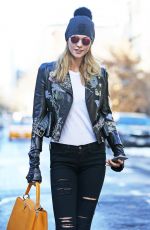 KARLIE KLOSS Out and About in New York 01/27/2016