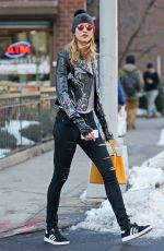 KARLIE KLOSS Out and About in New York 01/27/2016
