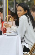 KARREUCHE TRAN Out for Lunch at a Restaurant in Los Angeles 01/22/2016