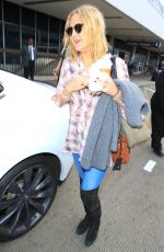 KATE HUDSON at LAX Airport in Los Angeles 01/28/2016