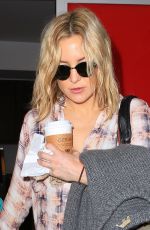 KATE HUDSON at LAX Airport in Los Angeles 01/28/2016