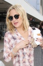 KATE HUDSON at LAX Airport in Los Angeles 01/28/2016