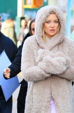 KATE HUDSON Leaves Greenwich Hotel in New York 01/26/2016