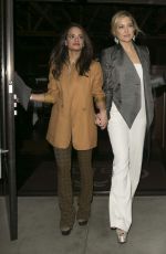 KATE HUDSON Leaves Palms Restaurant in Beverly Hills 01/07/2016