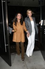 KATE HUDSON Leaves Palms Restaurant in Beverly Hills 01/07/2016