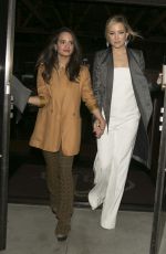 KATE HUDSON Leaves Palms Restaurant in Beverly Hills 01/07/2016