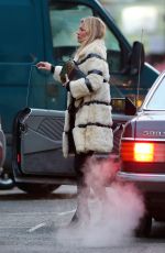 KATE MOSS Out and About in Primrose Hill 01/13/2016