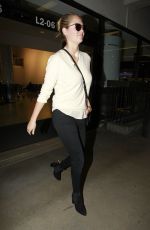 KATE UPTON at Los Angeles International Airport 01/11/2016