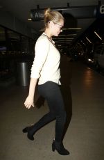 KATE UPTON at Los Angeles International Airport 01/11/2016