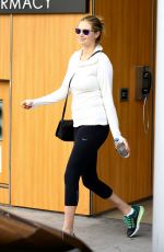 KATE UPTON in Leggings Out in Beverly Hills 01/14/2016