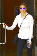 KATE UPTON in Leggings Out in Beverly Hills 01/14/2016