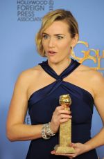 KATE WINSLET at 73rd Annual Golden Globe Awards in Beverly Hills 10/01/2016