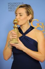 KATE WINSLET at 73rd Annual Golden Globe Awards in Beverly Hills 10/01/2016