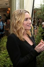 KATE WINSLET at Steve Jobs Film Brunch at Chateau Marmont in Los Angeles 01/03/2016