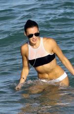 KATIE CASSIDY in Bikini in Miami 12/31/2015