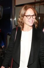 KATIE COURIC at LAX Airport in Los Angeles 01/19/2016