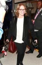 KATIE COURIC at LAX Airport in Los Angeles 01/19/2016